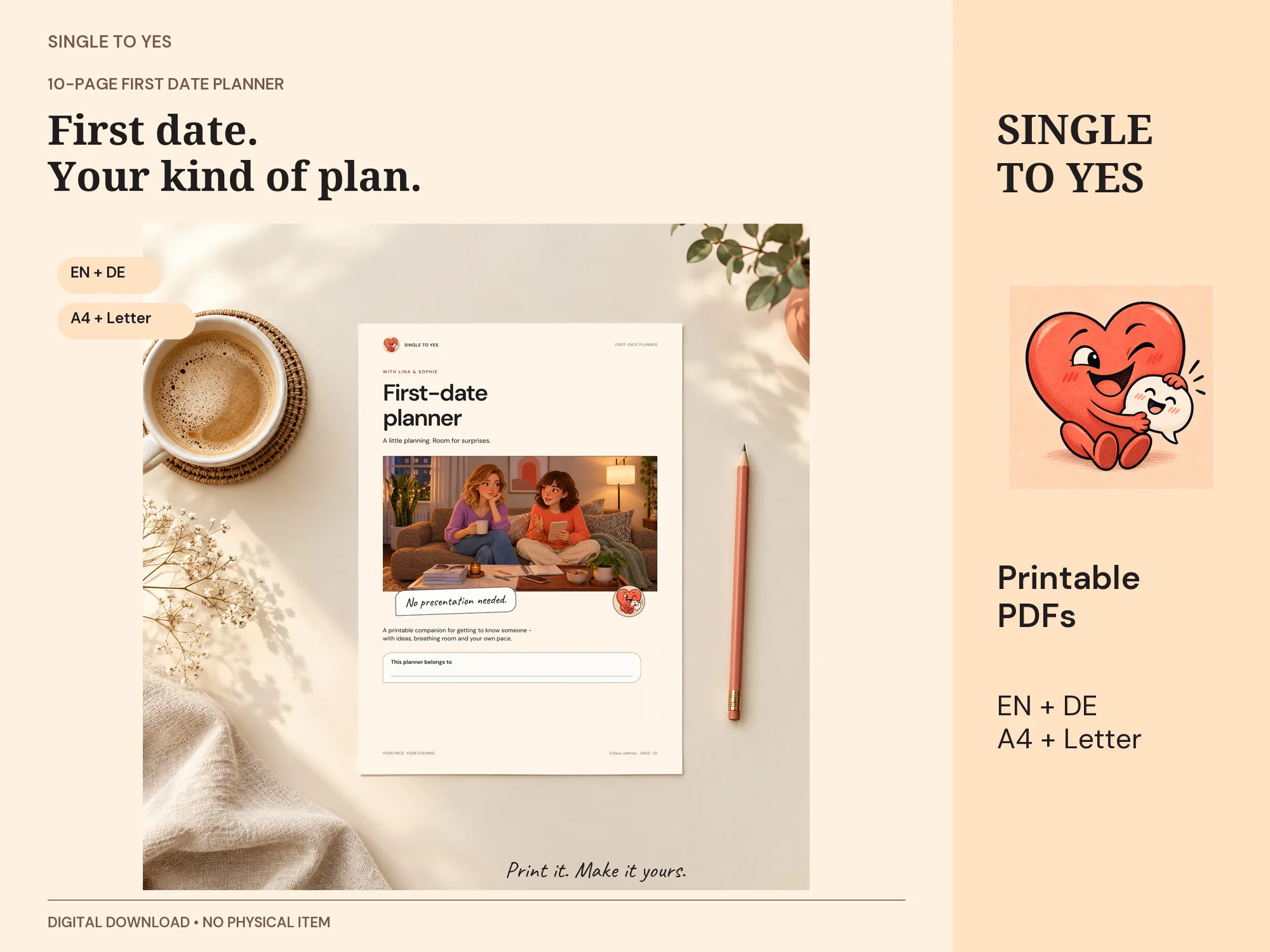 First Date Planner