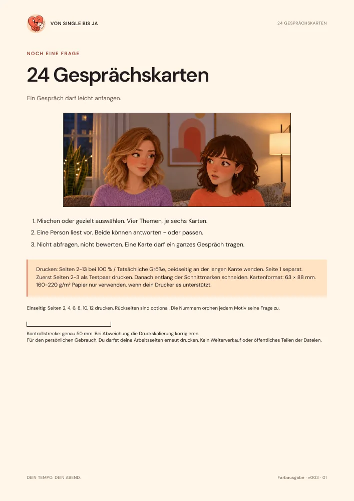 Beispielseite — Farbversion